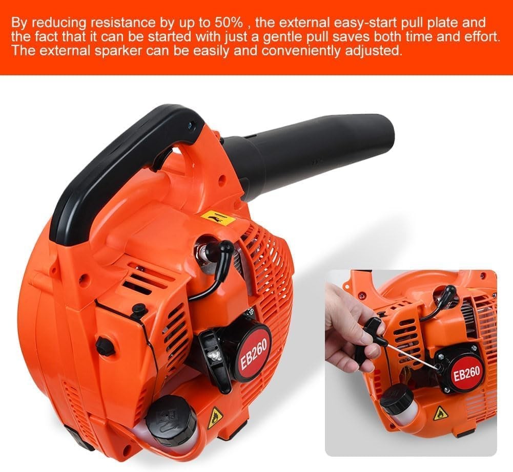 26cc Petrol Leaf Blower High Power Handheld Garden Debris Snow Cleaner