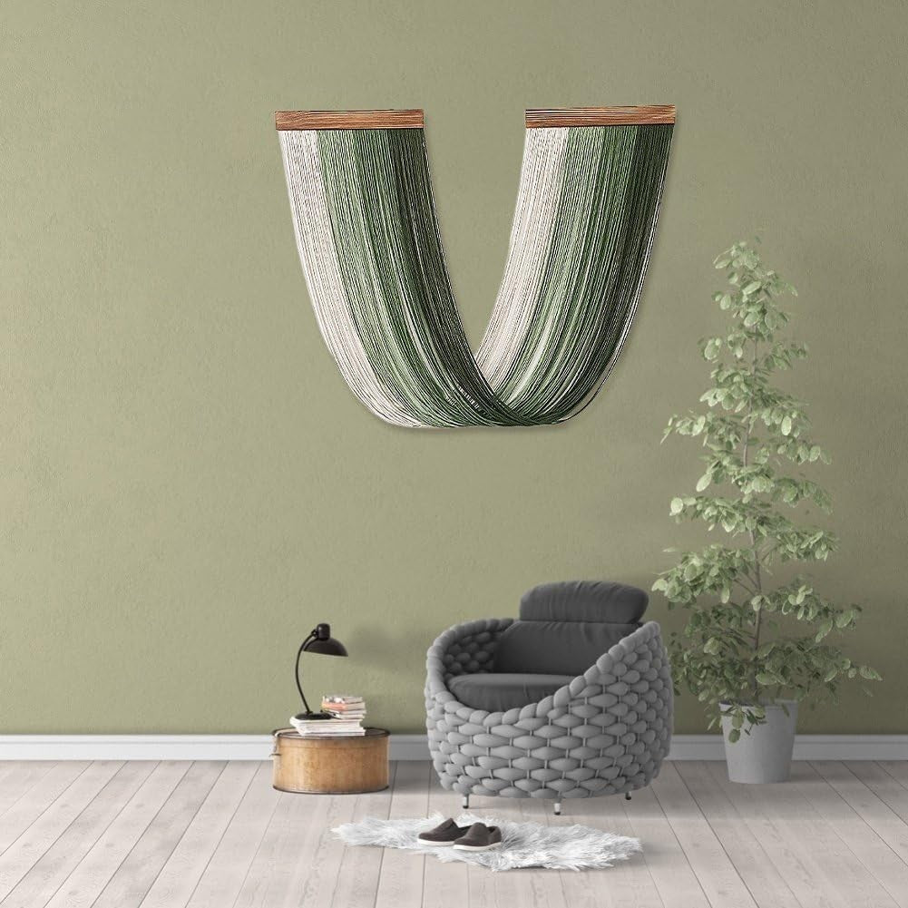 Large Boho Macrame Wall Hanging Tassel Tapestry Cotton Decor