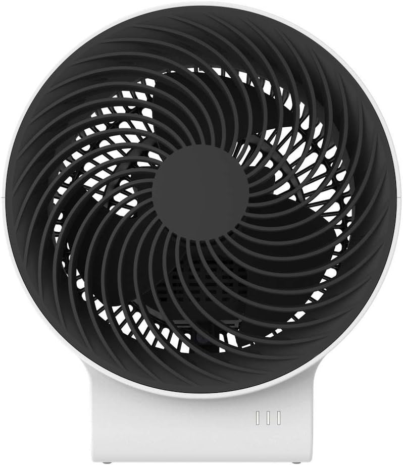 6" Compact Desk Fan – Touch Control LED Indicator 3 Speeds Quiet Cooling Airflow