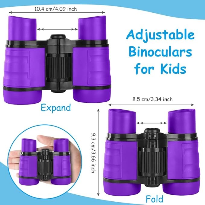 Kids 4x30 Shockproof Binoculars Purple | Outdoor Learning Toy Ages 3–12