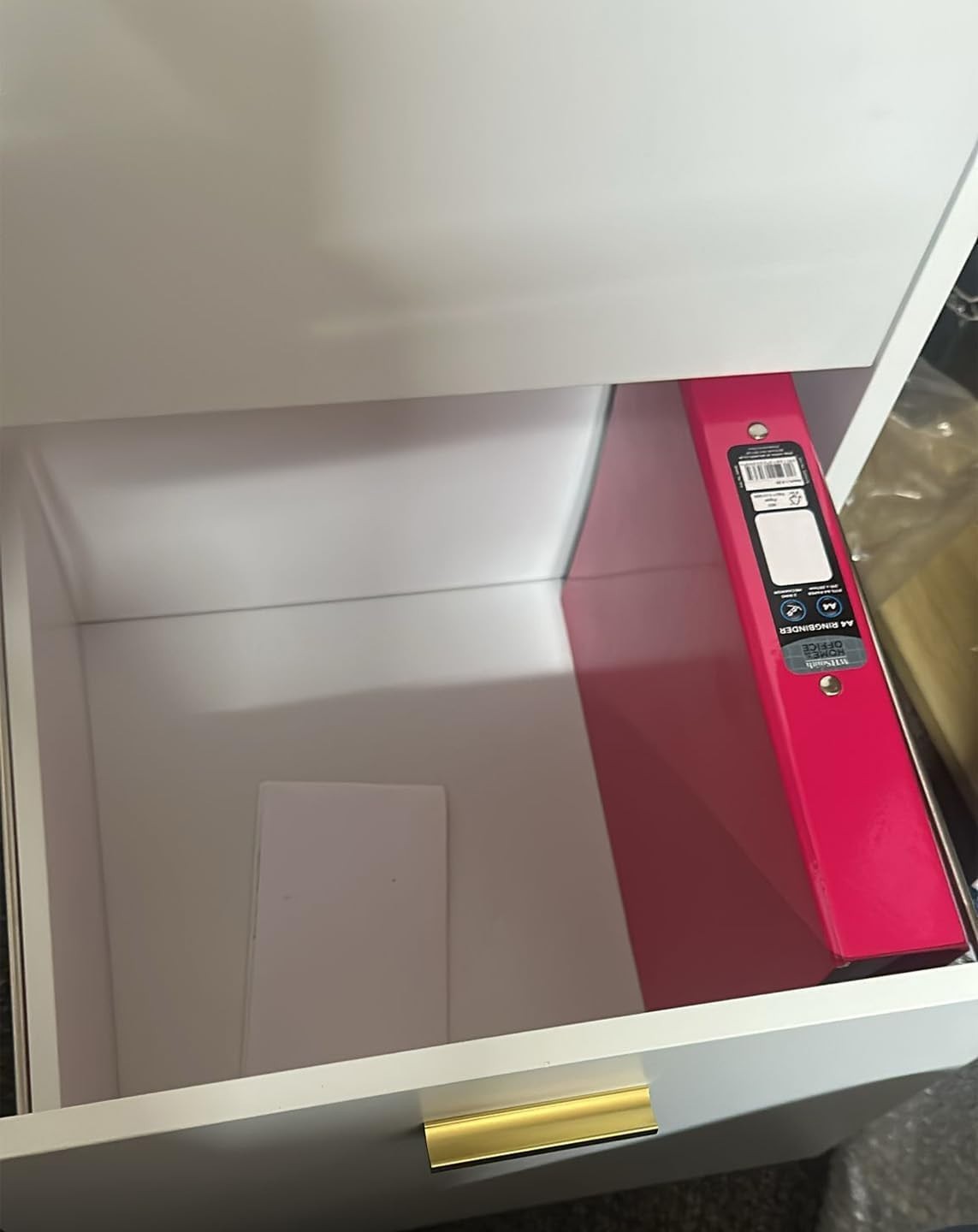 Locking 2 Drawer Rolling File Cabinet Vertical Under Desk Office Storage