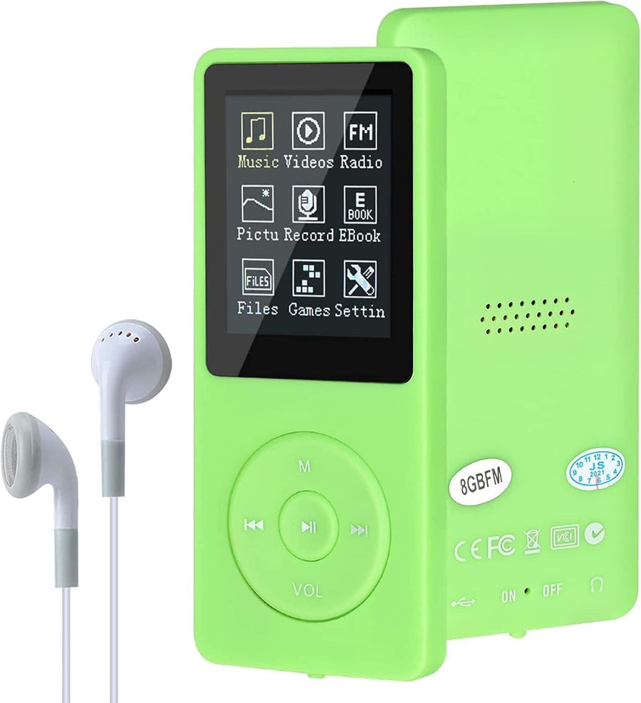 8GBMP3 Player Portable HiFi Music Player FM Radio Voice Recorder