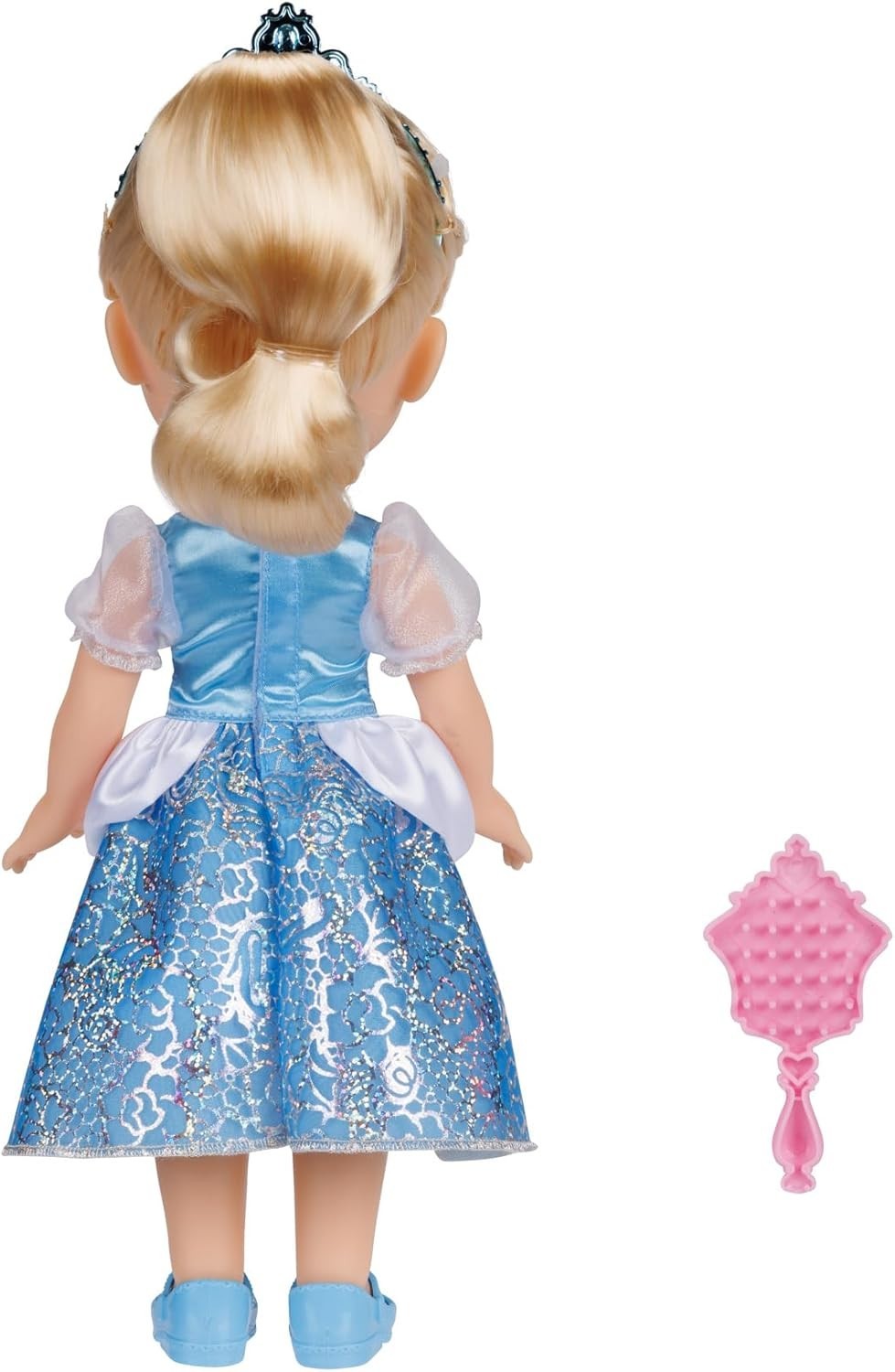 14in Princess Doll Glitter Eyes Shimmery Dress Tiara Shoes Brush