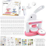 35mm & 55mm Button Badge Maker Machine Press Kit for DIY Crafts