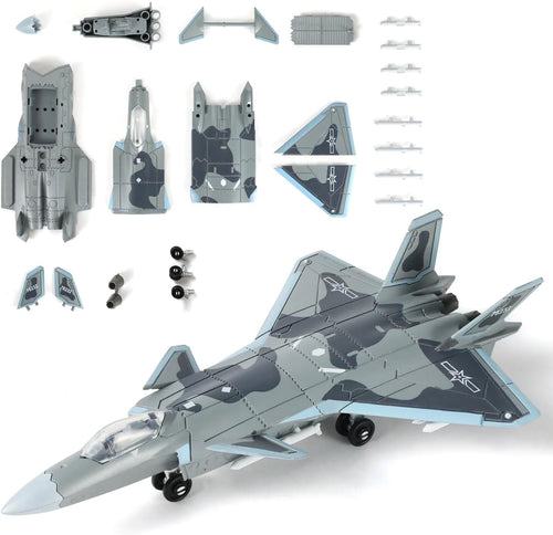 1:100 Scale Military Fighter Jet Model Kit – DIY Assembly, Display, Gift Toy