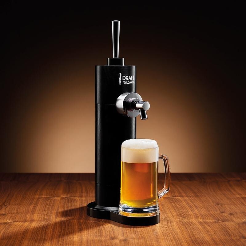 Draft Wizard Beer Dispenser Tap – Ultrasonic Frothing System for Cans