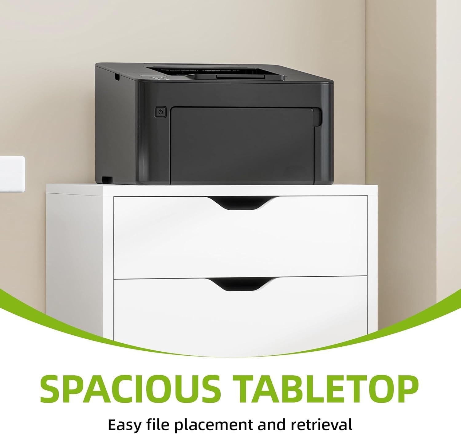 Rolling 4 Drawer File Cabinet Under Desk Storage Printer Stand Wheels