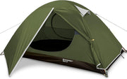 2 Person Ultralight Camping Tent Waterproof 3-4 Season Green