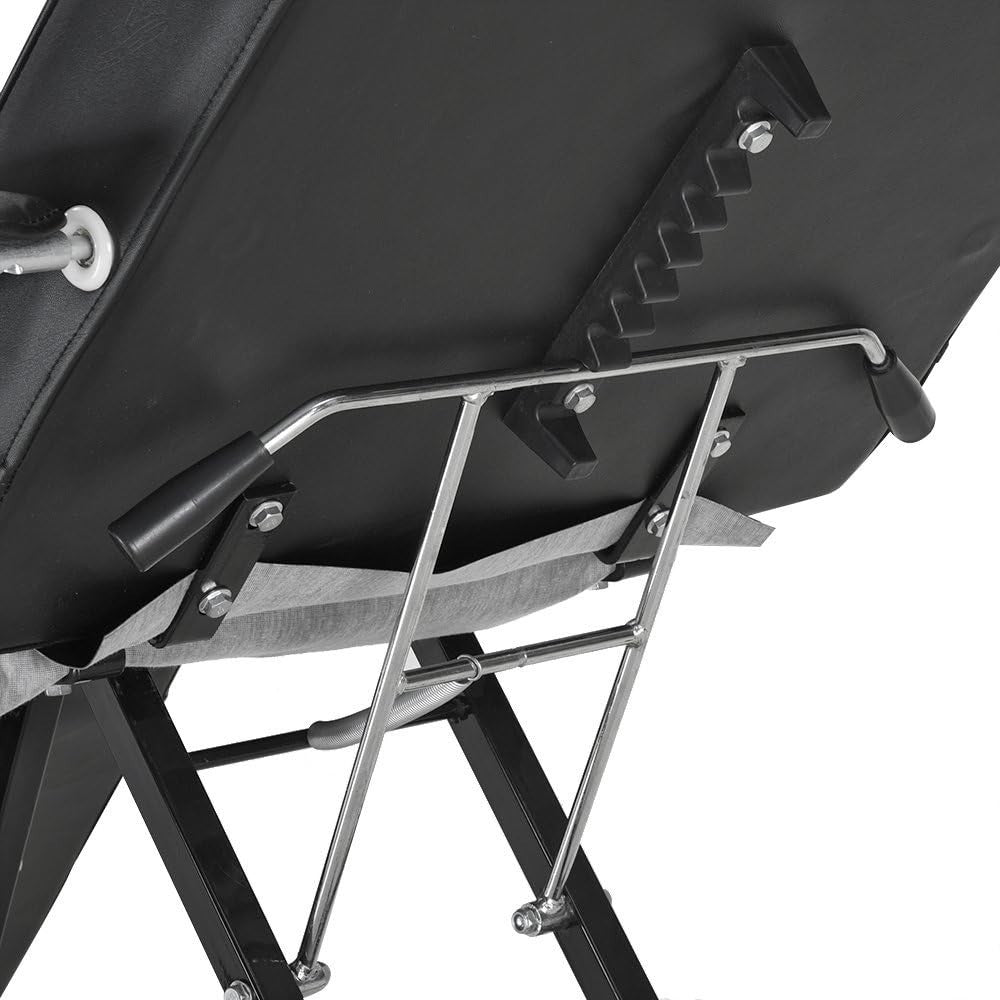 Reclining Massage Table Adjustable Beauty Salon Tattoo Therapy Bed w/ Headrest