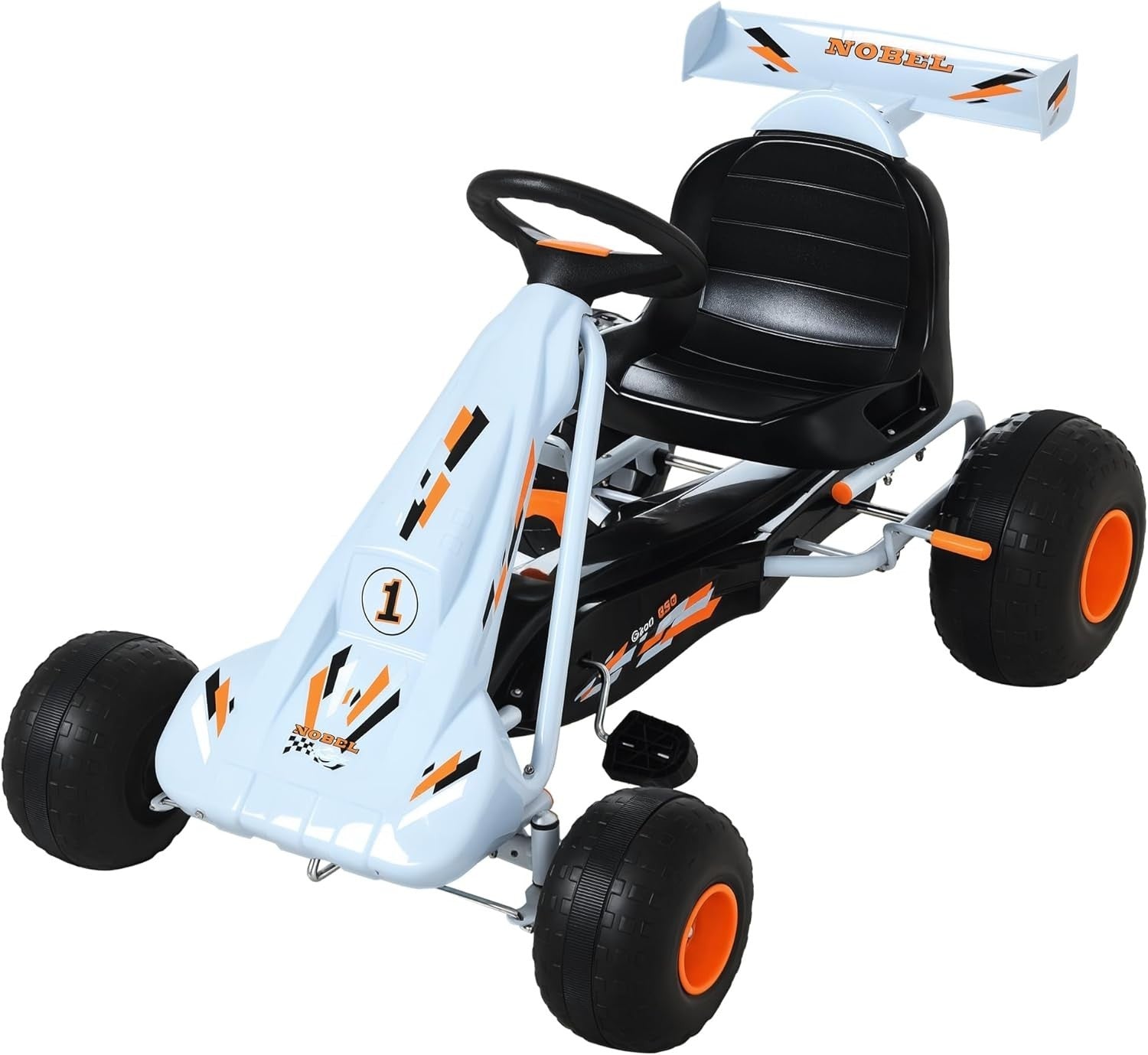 Kids Pedal Go Kart Ride On Car Adjustable Seat Brake Steering Wheel 35kg