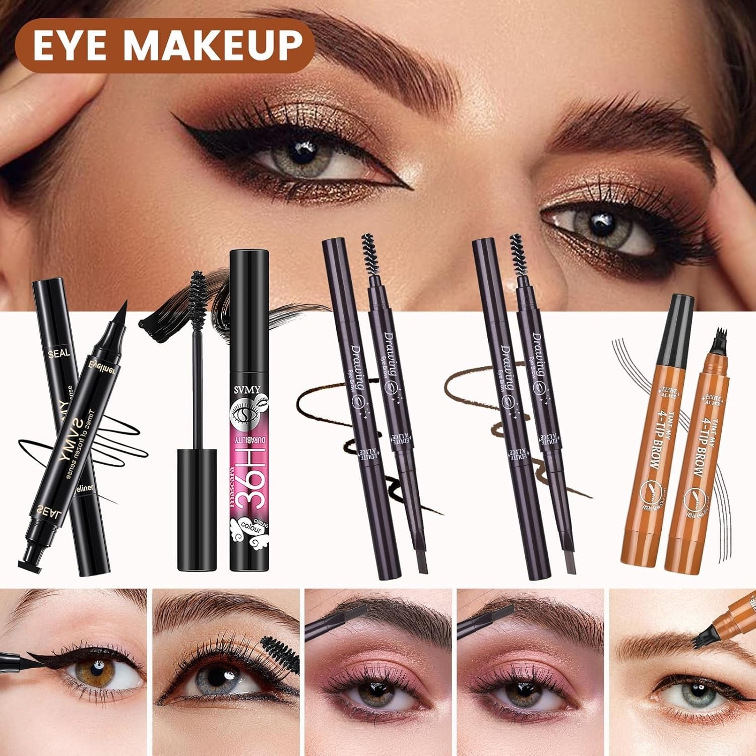 50PCS All-in-One Makeup Kit – Eyeshadow, Lipstick, Brushes & More