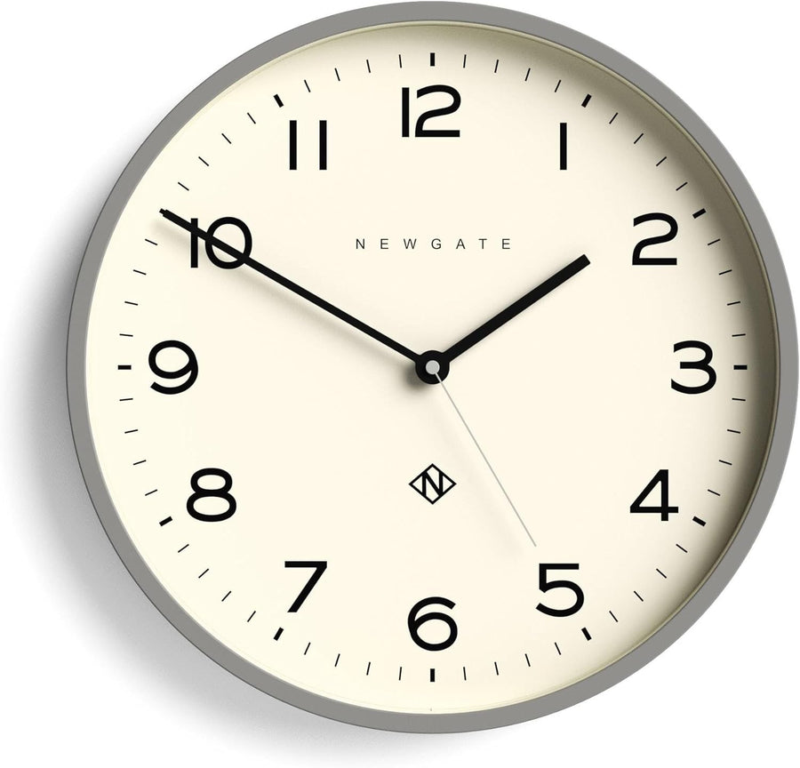 Modern Large Round Wall Clock | Easy-Read Numbers | Kitchen & Living Room