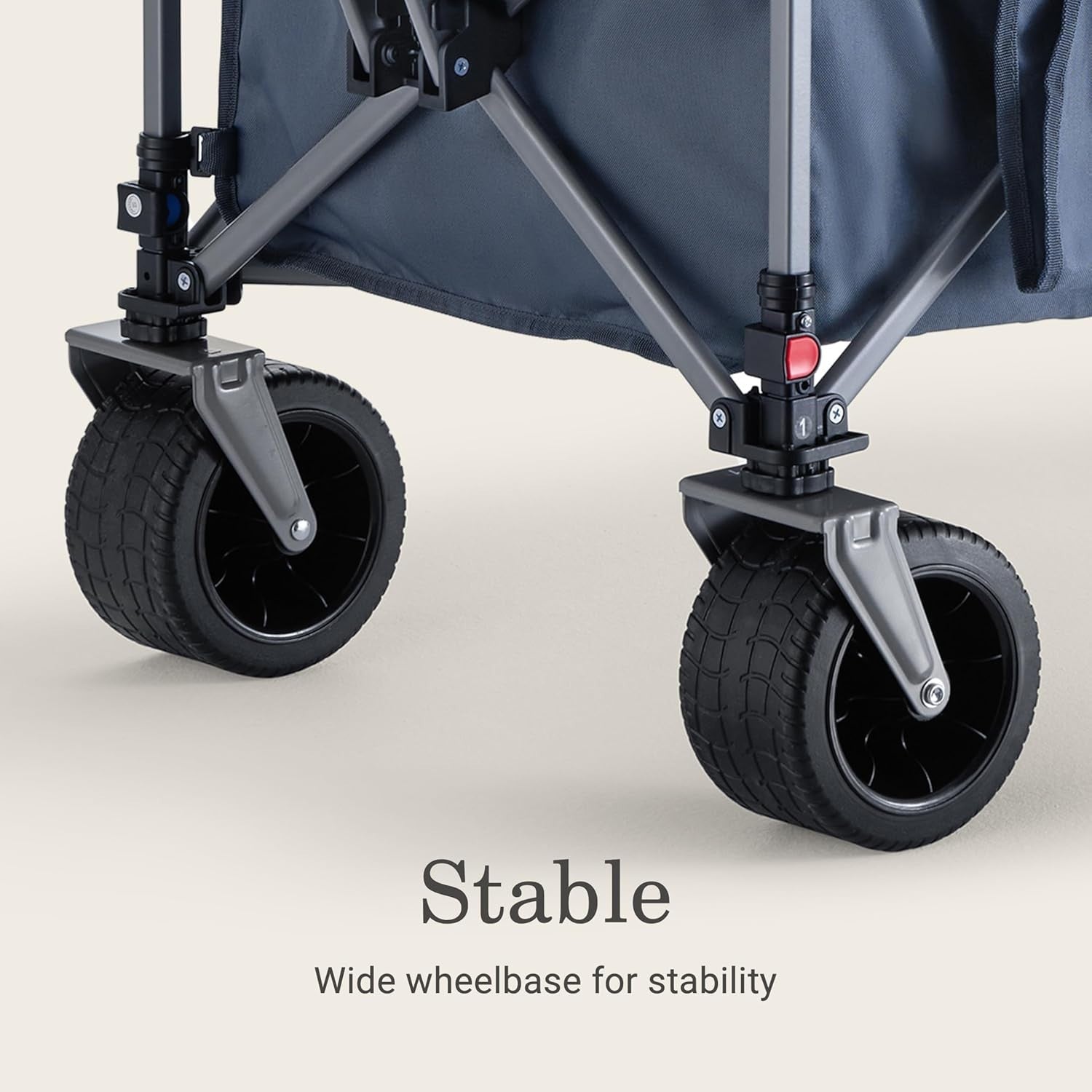 Blue Coleman XL Folding Wagon Heavy Duty Collapsible Utility Cart 400lb Capacity