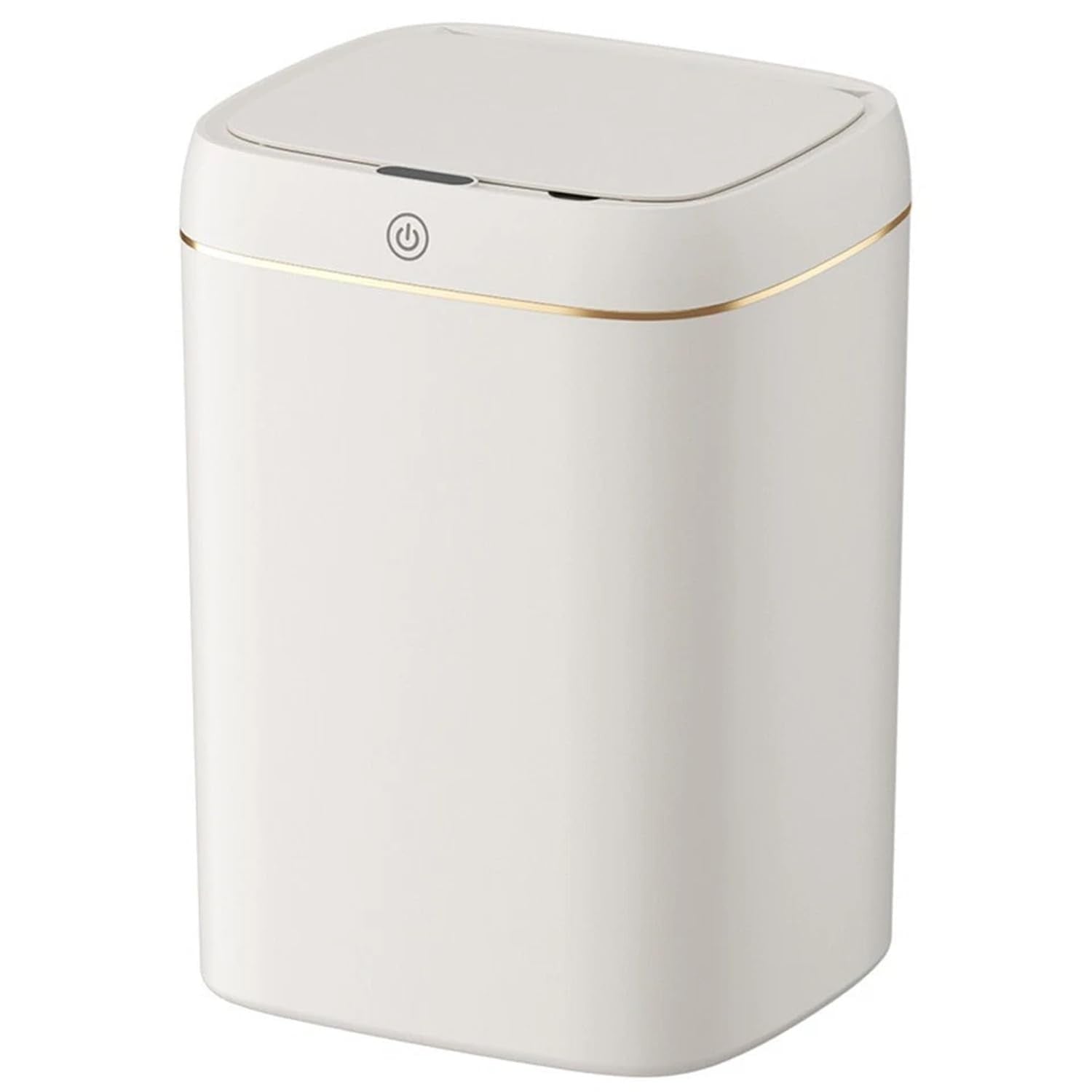 12L Automatic Sensor Trash Bin Touchless Soft Close Waste Bin White
