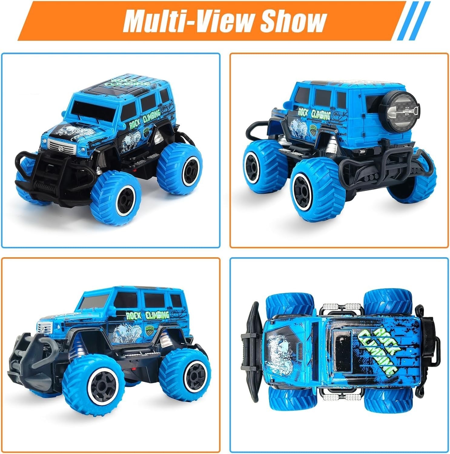 Cartoon Remote Control Toy for Ages 3–6, Safe Durable Off-Road Racing