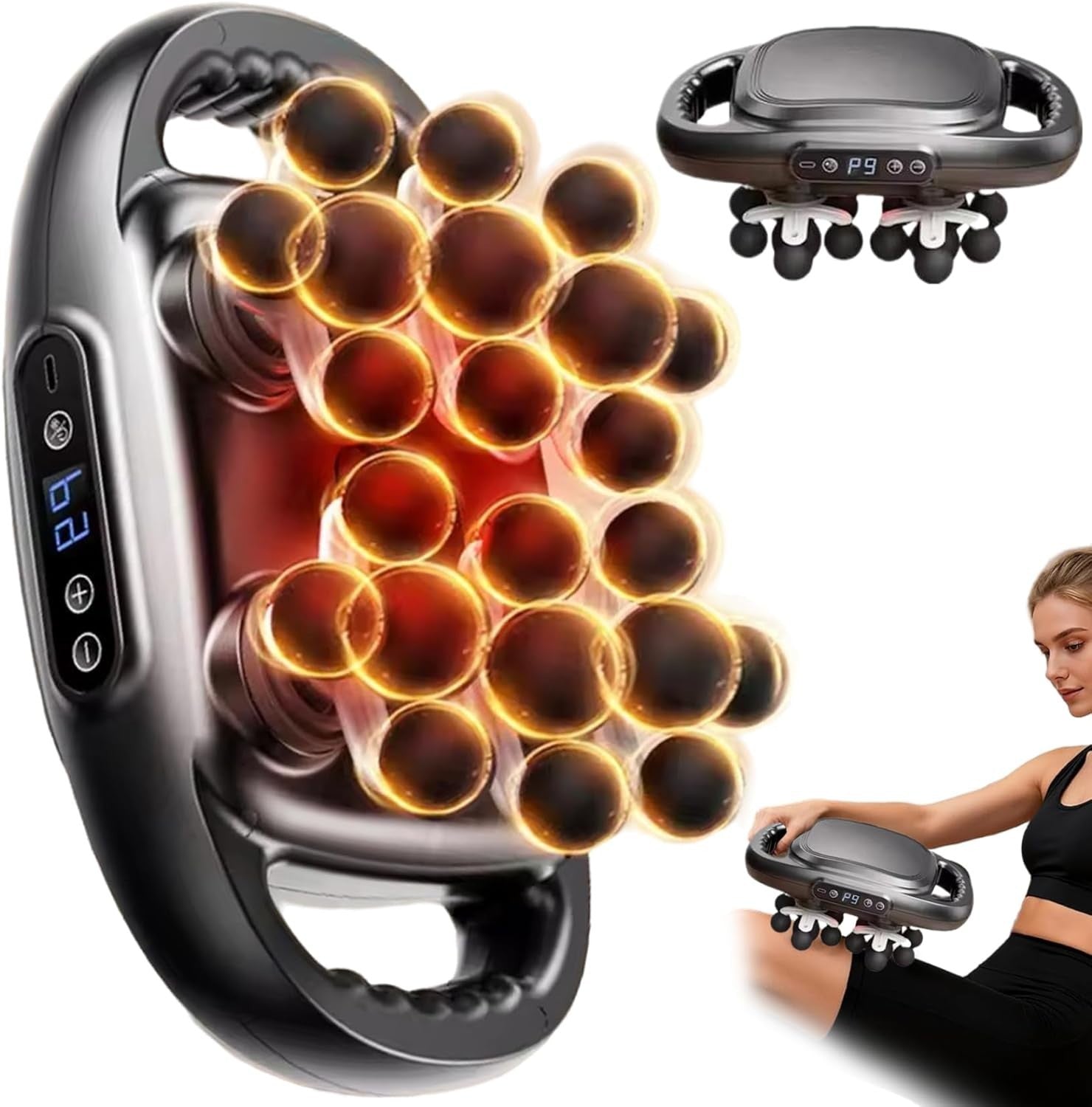 Percussion Massage Gun 22 Head Deep Tissue Muscle Massager Multi Intensity