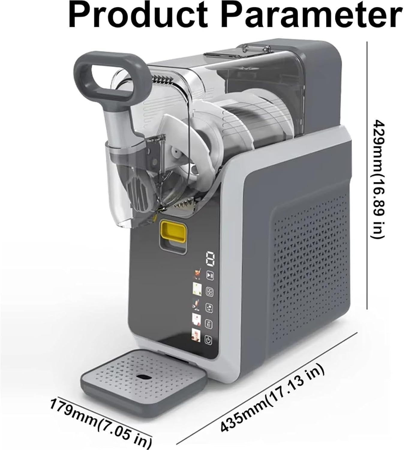 Slushie Machine Home Frozen Drink Maker 2L LCD Auto Clean No Ice Needed