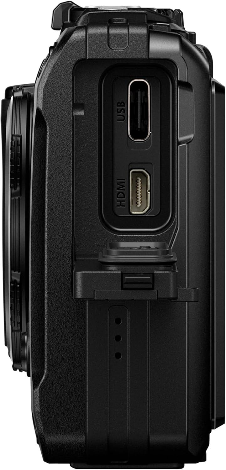 Waterproof 4K Digital Camera 12MP Shockproof Underwater Black