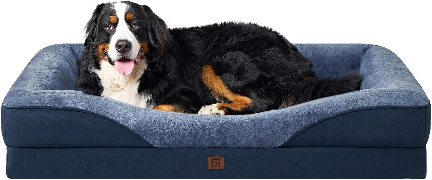 XXXL Giant Orthopedic Memory Foam Dog Sofa 122x104x20cm
