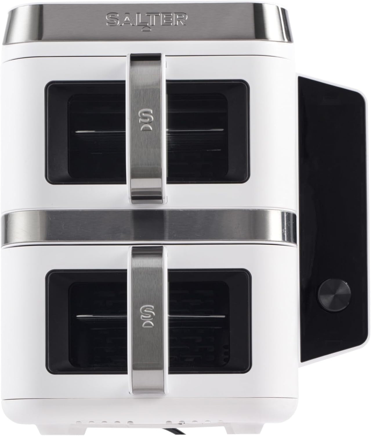 Vertical Dual Drawer Air Fryer 9L 12 Presets 4-Level Cooking, Sync/Match, 2400W