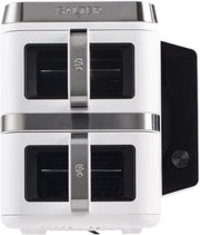 Vertical Dual Drawer Air Fryer 9L 12 Presets 4-Level Cooking, Sync/Match, 2400W