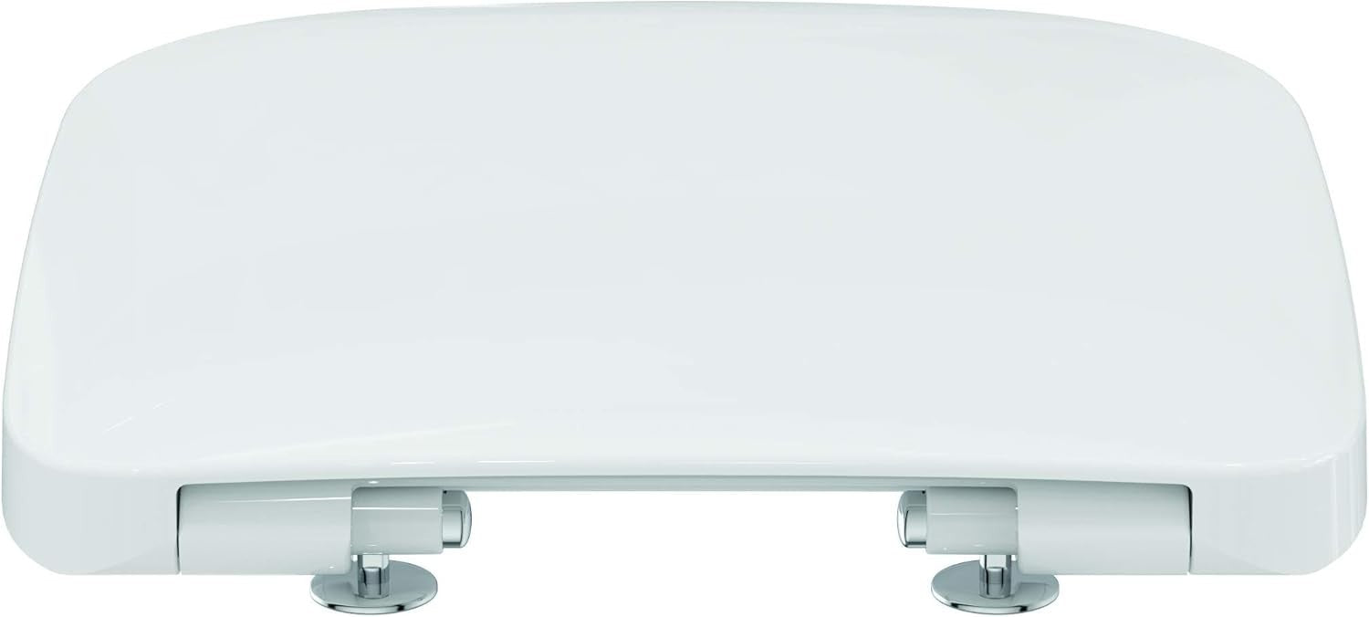 Esedra Slim Toilet Seat White Soft Close Wrapover Durable Duroplast
