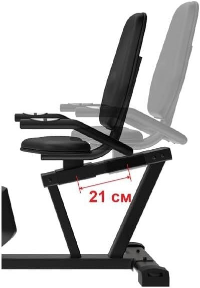 Recumbent Exercise Bike Electromagnetic 24-Level Bluetooth LCD 14kg Flywheel