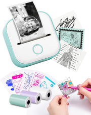 Mini Thermal Sticker Printer – Portable Bluetooth Photo Printer