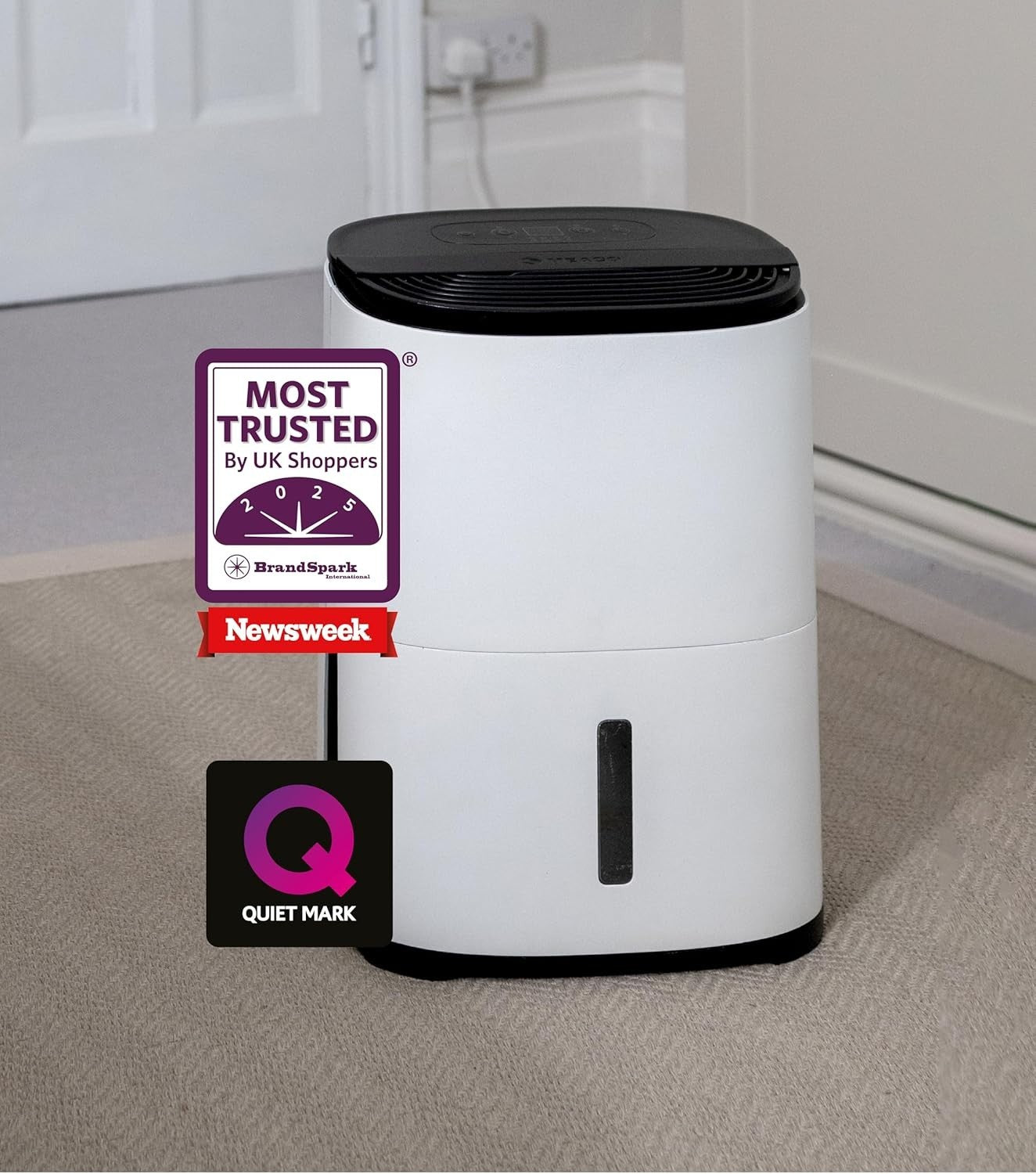 6L Dehumidifier HEPA Air Purifier Ultra Quiet 32dB Bedroom Flat