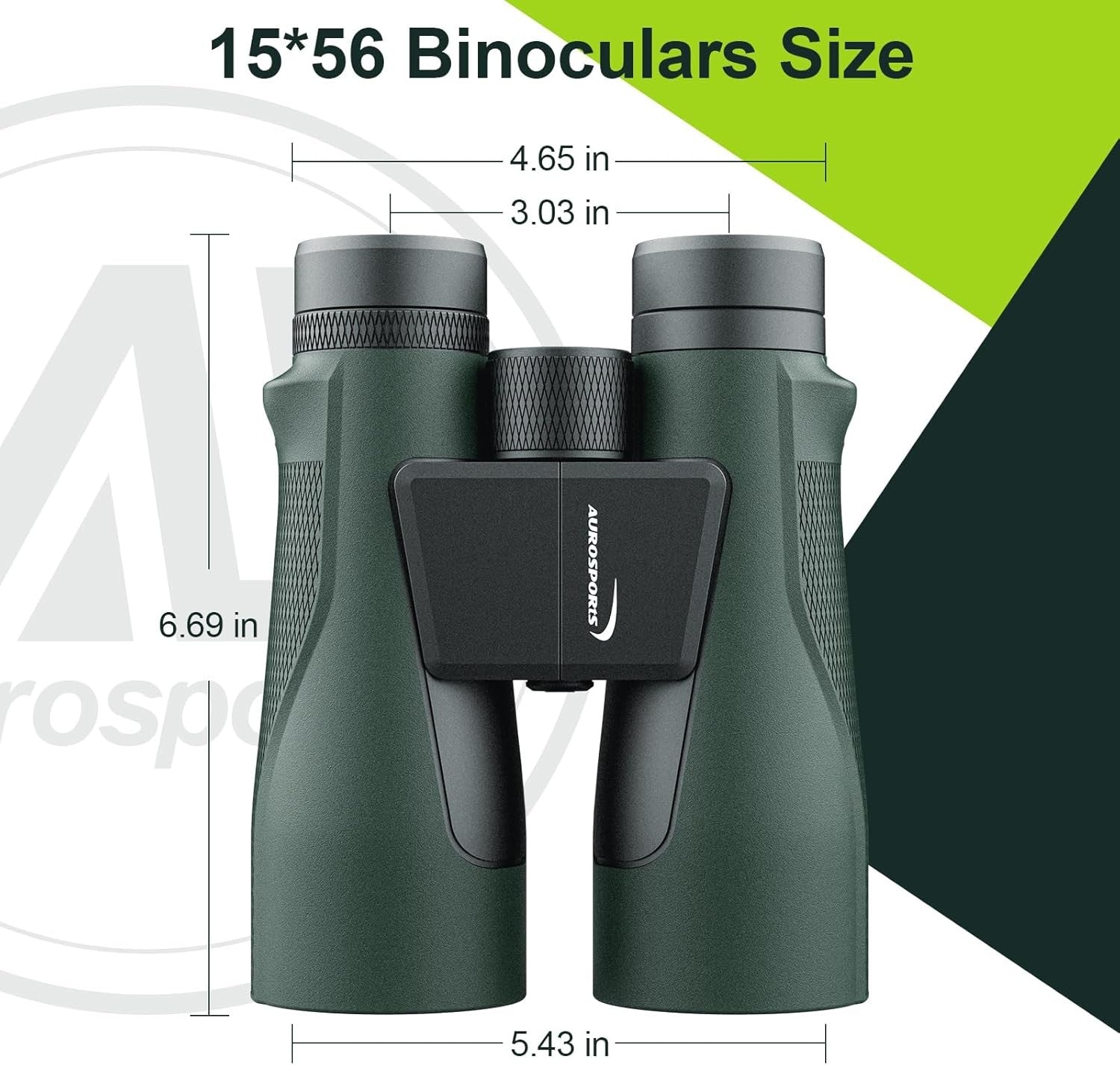 15x56 High Power Binoculars HD Large View Low-Light Vision for Bird Watching Tra