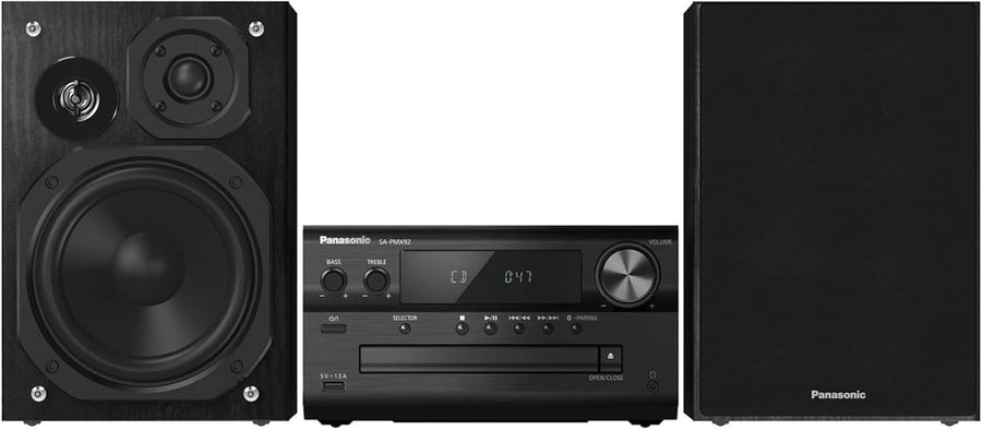 120W Micro Hi-Fi System | Bluetooth, DAB+ Radio, CD, USB DAC, 3-Way Speakers