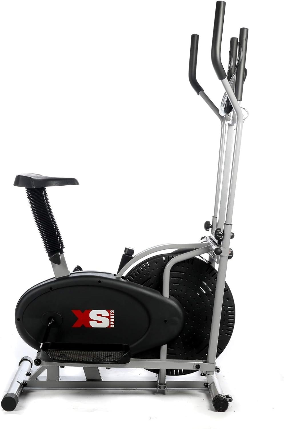 2-in-1 Elliptical Cross Trainer & Exercise Bike Full-Body Home Gym Machine