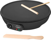 12" Electric Pancake & Crepe Maker 1000W Non-Stick with Tools