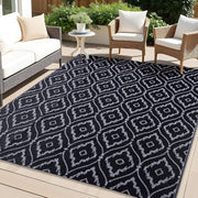 Reversible Outdoor Garden Rug Waterproof UV Resistant Patio Mat 150x240cm