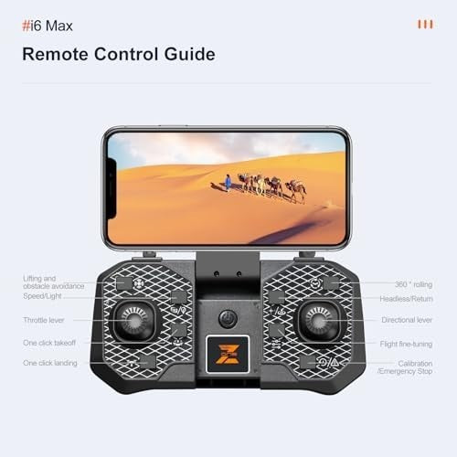 1080P HD Drone w/ 4-Way Obstacle Avoidance 3 Batteries FPV Camera for Beginners