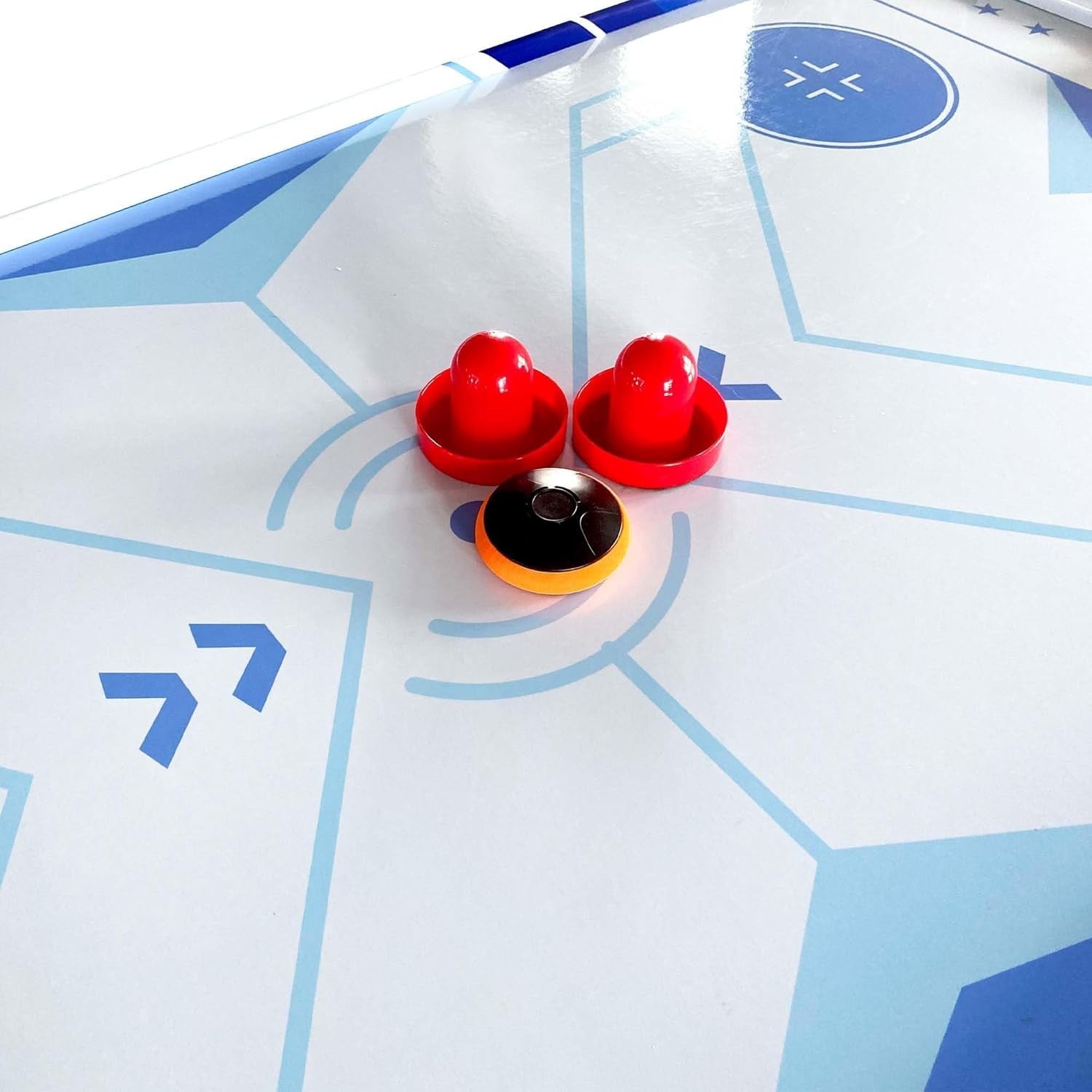 4FT Air Hockey Table Arcade Style High Gloss Playfield Kids Family Game
