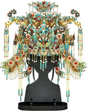 3D Metal Phoenix Tiara Puzzle Kit 748PCS DIY Stainless Steel Decor