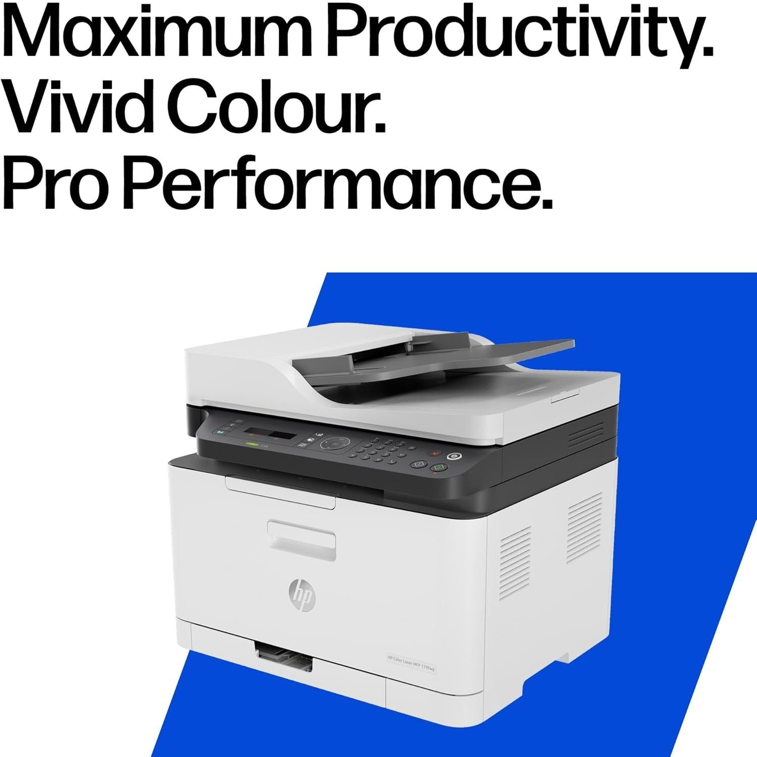 Colour Wireless Laser Multifunction Printer Fax A4 White WiFi