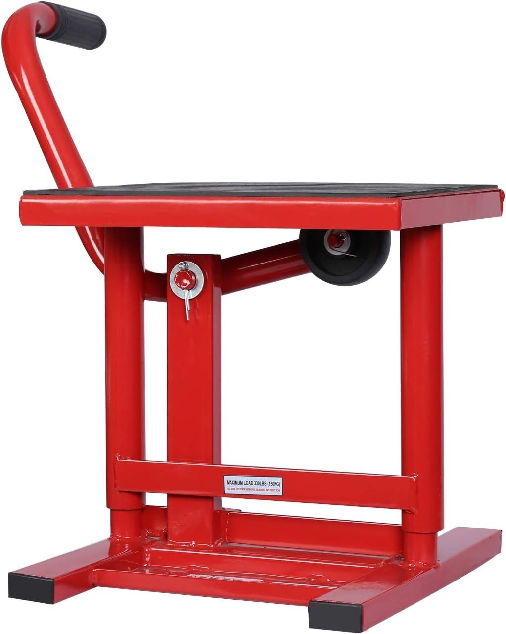 Motorcycle Jack 135kg Adjustable 31–41cm Lift Stand Heavy Duty Bike Service