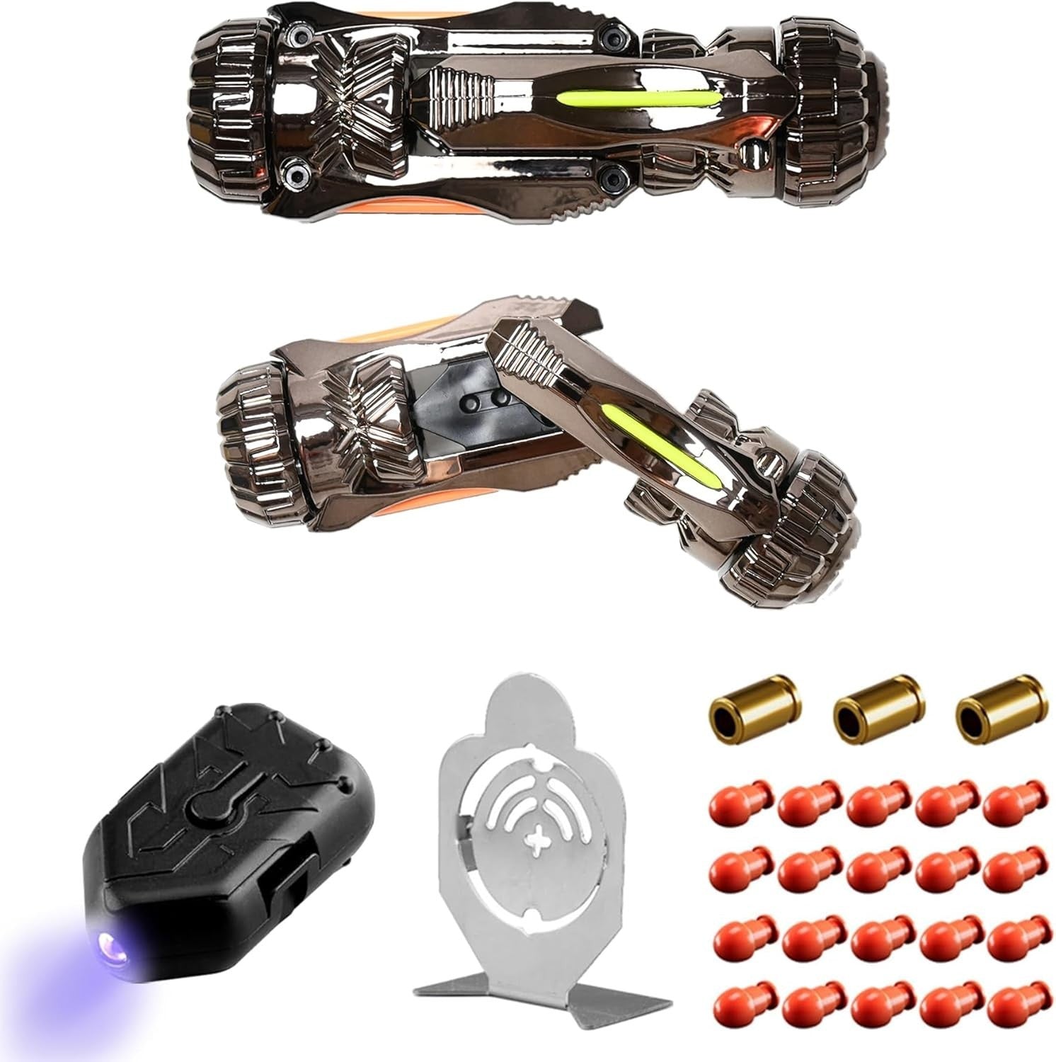 Metal Fidget Spinner Ring Clicker Slider EDC Stress Relief Pocket Toy