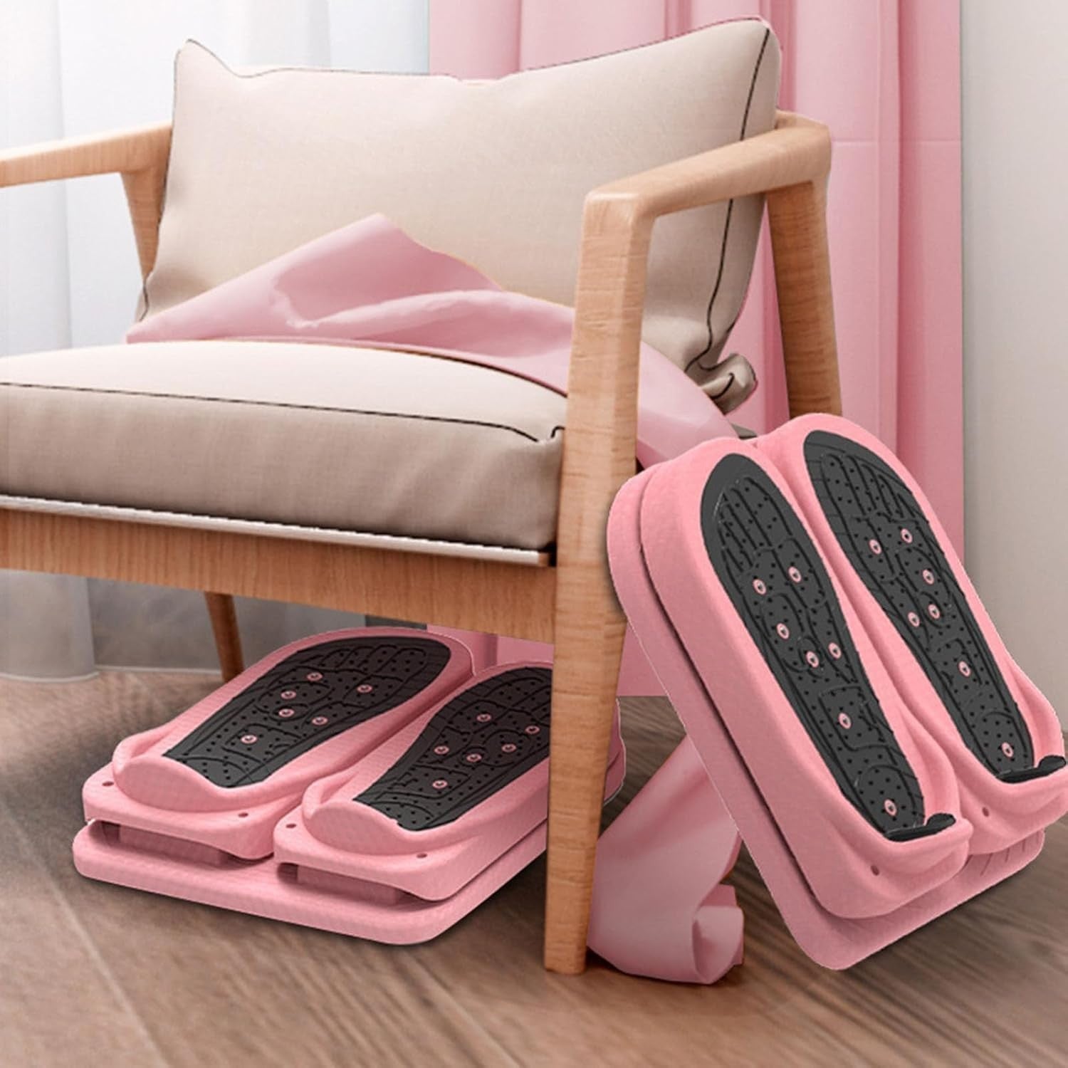 Under Desk Mini Stepper Pedal Exerciser Non Slip Folding Foot Leg Trainer