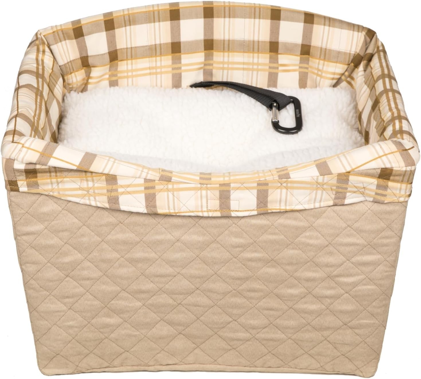 Dog Booster Car Seat Safety Travel Seat Washable Fleece Cushion 14kg