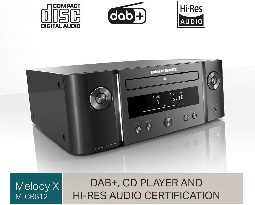 HiFi Amplifier CD Player DAB+ Bluetooth HEOS AirPlay 2 Black