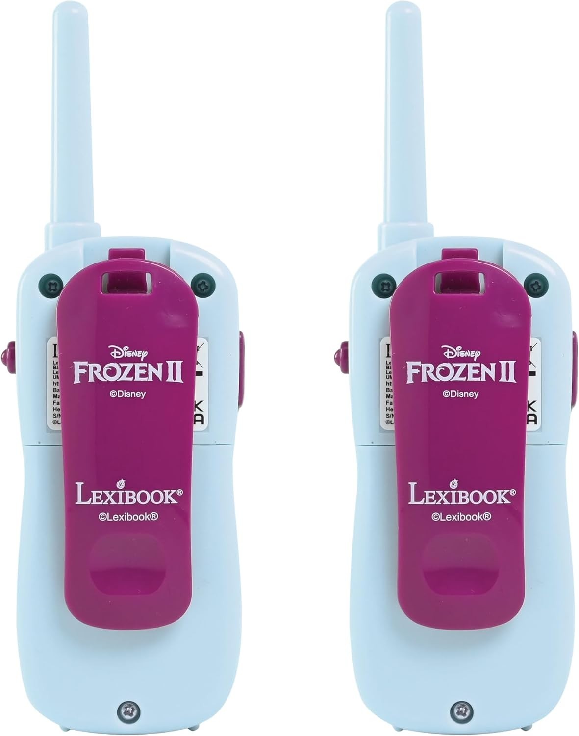 Kids Frozen Walkie Talkies 2 Pack Belt Clip Outdoor Communication Toy