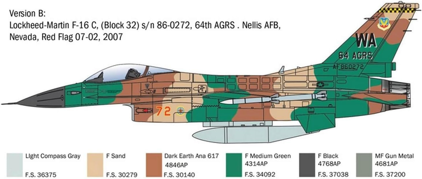 1:48 Scale F-16C Fighting Falcon Military Jet Model Kit Detailed DIY Build