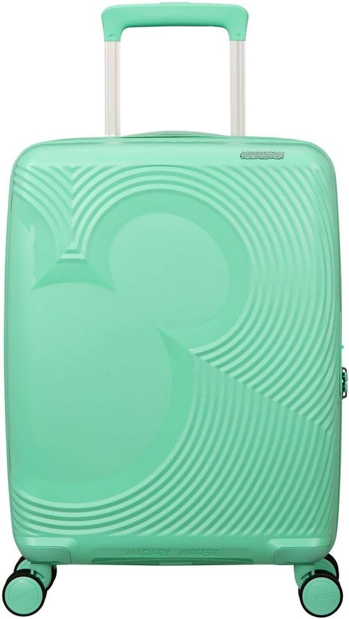 Cabin Hard Shell Suitcase Expandable 55cm TSA Lock Spinner Wheels Mint