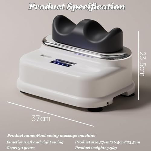 Swing Foot Massager | Passive Aerobic Leg Exerciser, 30-Speed, Remote Control