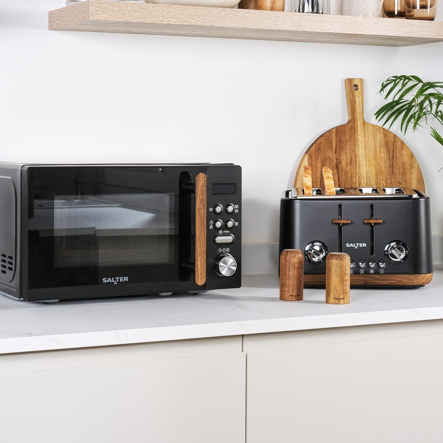 Salter Toronto Microwave 20L Solo 800W, Digital Display, 8 Auto Cook