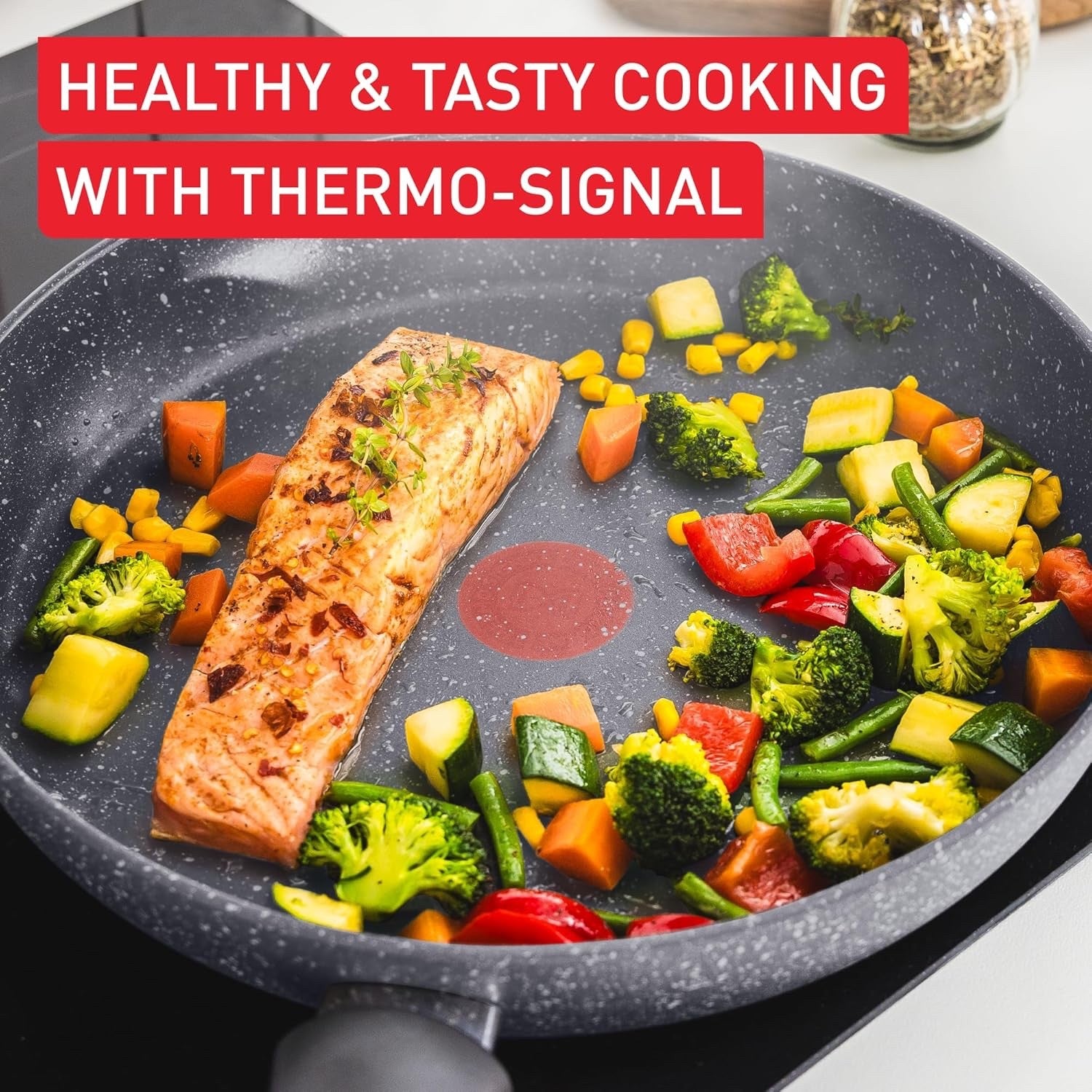 5pcs Eco-Friendly Non Stick Cookware Set – Mineral Coating, Induction Safe