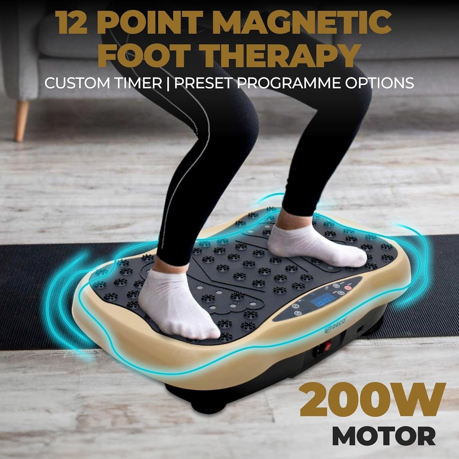 Vibration Plate Exercise Machine 120 Speeds 3 Modes Body Toning